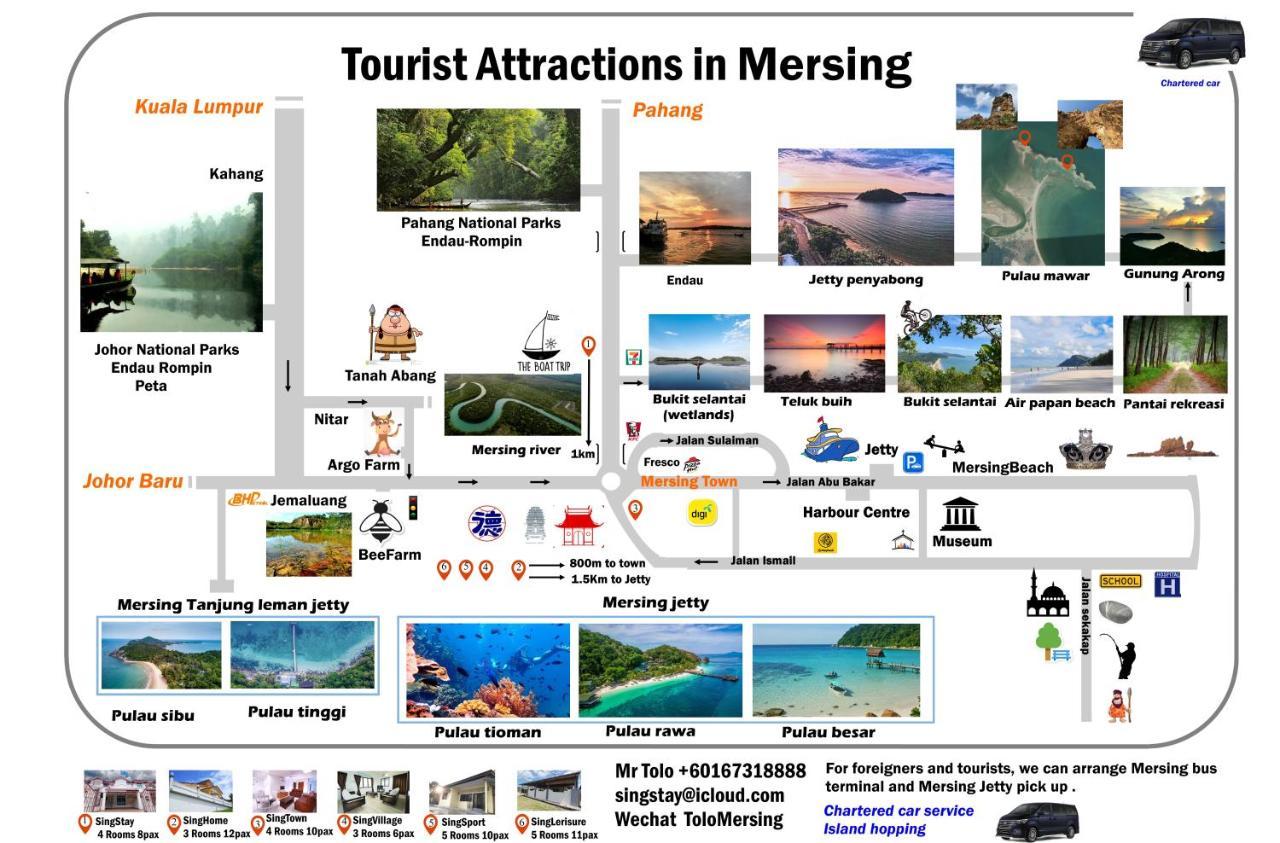 Singleisure Holiday House Mersing Extérieur photo