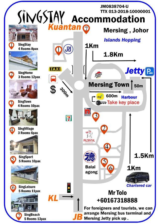 Singleisure Holiday House Mersing Extérieur photo